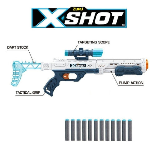 X-Shot Hawk Eye 20mts Dart Gun Toy 2