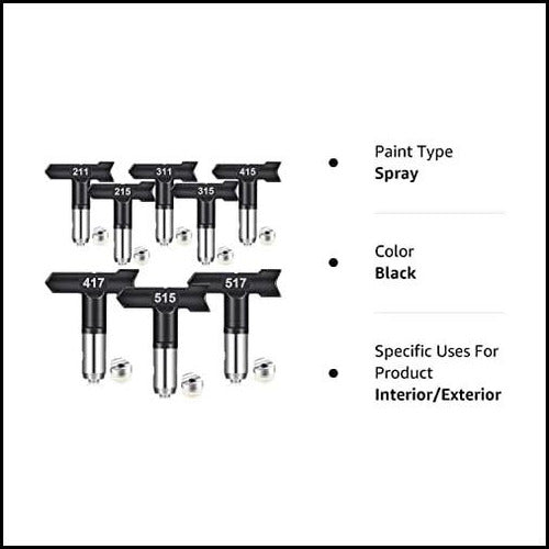 8 Piezas Punta De Pulverización Puntas De Pulverizador De De 7