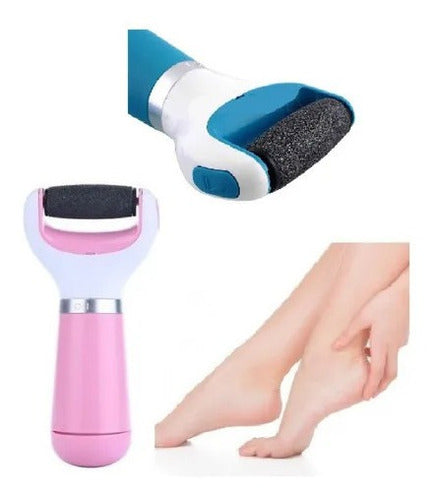 Pedi Care Electric Foot File Exfoliator with 3 Rollers 5