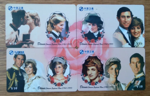 Ct China Satcom 2005 / Serie Princess Diana England Rose. 0