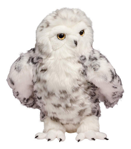 Bicho De Pelúcia Douglas Shimmer Snowy Owl Com Cabeça Articu 0