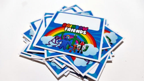 Rainbow Friends Self-Adhesive Stickers Set of 40 1