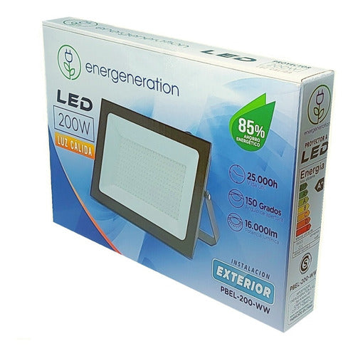 Energeneration Reflector Proyector Led Exterior 200W Luz Calida 1