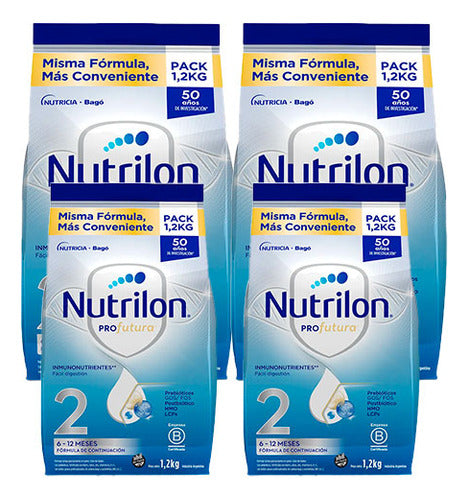 Nutrilon Leche Profutura 2 Polvo Pack Economico 1,2kg x 4un 0