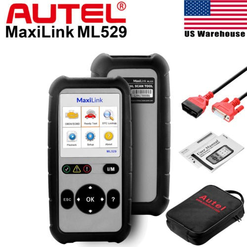 Autel Maxilink Ml529 Auto Herramienta De Diagnóstico Obd2 Fa 0