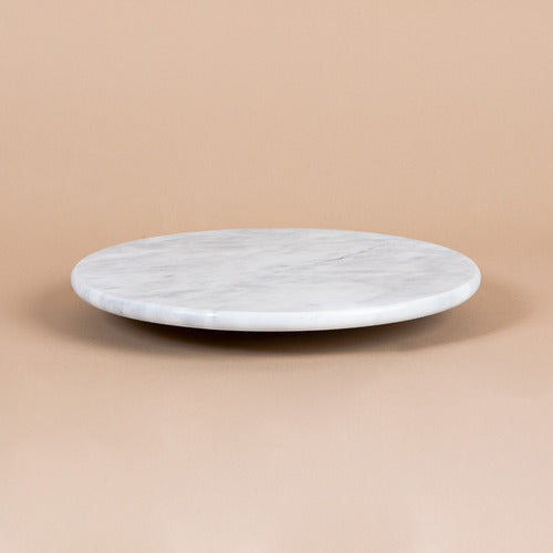 Tabla Plato Giratorio Mármol Carrara 30 Cm 1