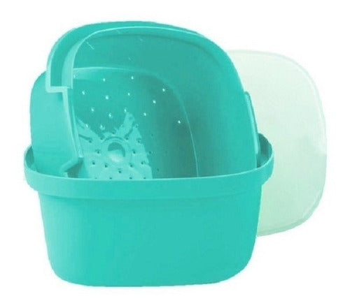 Tupperware Microwave Steamer and Strainer 2.5L 3