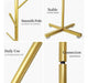 Jolitac Modern Metal Coat Rack in Gold - Independent 7 Hooks 4