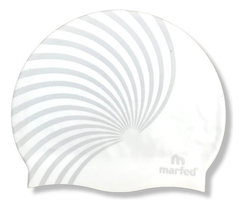 Swimming Cap Marfed Silicone Combined Colors for Pool 34