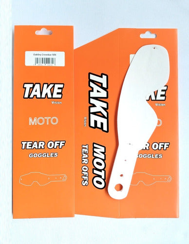 Tear Off Óculos Oakley O´frame Crowbar Mx 20un 0