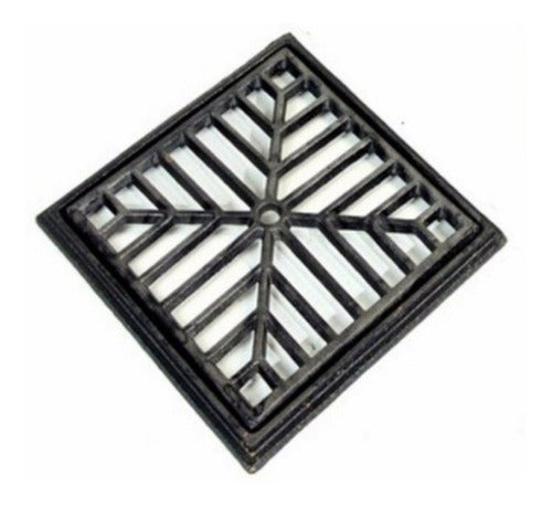 SN Cast Iron Grate 25x25cm with Frame 0