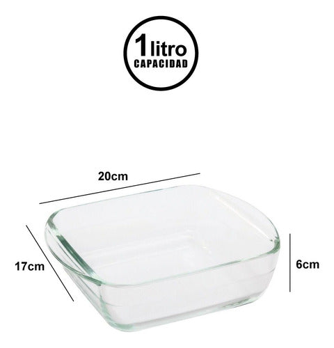 Ôcuisine Square Baker 20 Cm Oven Dish 1