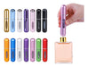 5 Mini Refillable Portable Perfume Atomizers 8ml Assorted Colors 0