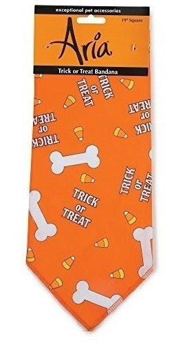 Aria Trickortreat Dog Bandanas for Dogs Orange 0