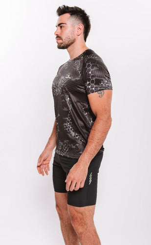 Men's Sublimated Sports T-Shirt Lycra Urban Luxury 13