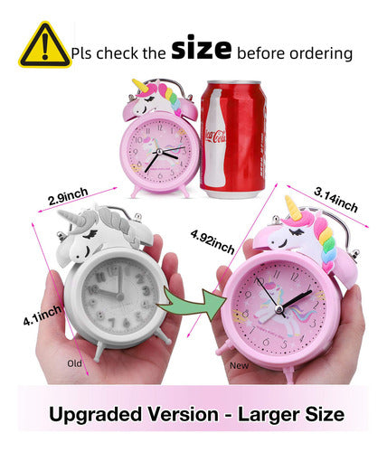 Reloj Despertador De Unicornio Para Nias Y Nios, Bonita Deco 1