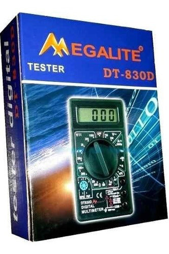 Megalite Digital Multimeter Tester Buzzer + Battery 1