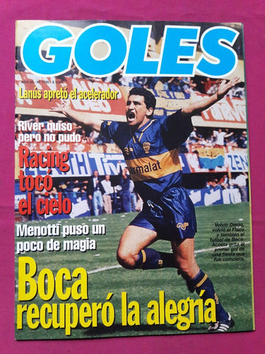 Revista Goles N° 1795 Año 1993 Beto Acosta Boca Menotti 0