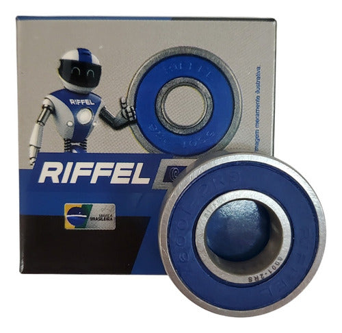 Riffel Front Wheel Bearing 6001-2RS 1