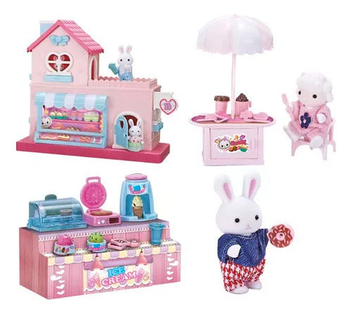 Playset Bay Dreamy Food &amp; Desert Shop Con Accesorios Ub 0