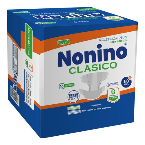 Nonino Plus Elastizado Diapers G (Large) X 80 Units 0