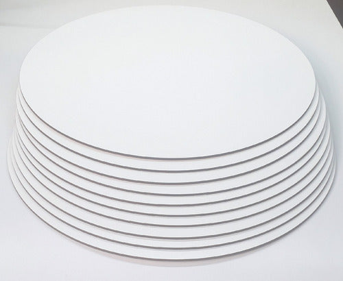 30 Bases Para Torta Redondas De 25cm + 30 De 30x40cm. 1