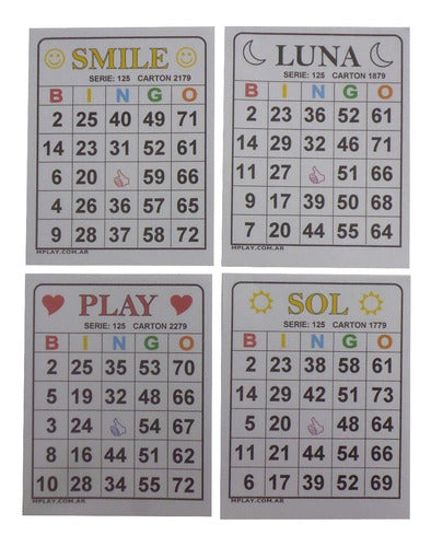 500 Bingo Cards Colored Paper 6