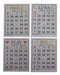 500 Bingo Cards Colored Paper 6