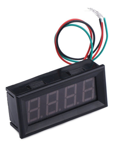 Precision 4-Digit 0-99.99V Red LED Digital Voltmeter 4