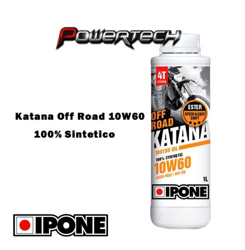 Aceite Motor Ipone Full Power Katana 10w60 100% Off Road 0