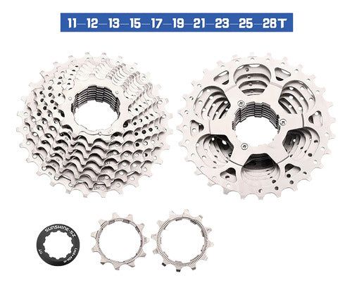 Sunshine Cassette 10s 11-28 for Road Bike - Sportpo 0