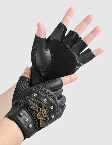Cute Kawaii Shein Import Moto Aesthetic Eco Leather Gloves 5