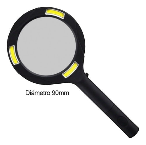 Iko Shop Handheld Magnifying Glass with LED 250 Lumen 3x Magnification 2