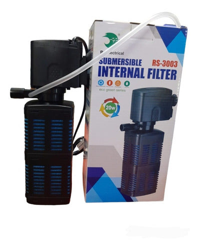 RS Electrical Filtro Pecera Rs 3003 1750 L/h Acuarios De 150 A 240 Litros 0