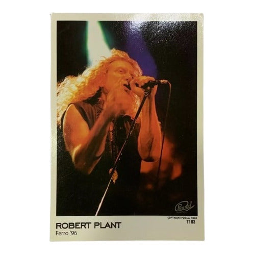 Foto Para Coleccionistas Robert Plant Ferro 1996 0