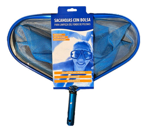 Nataclor Pool Bottom Cleaning Leaf Rake with Bag 0