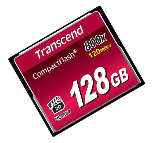 Transcend 128GB CompactFlash Memory Card 800x 2