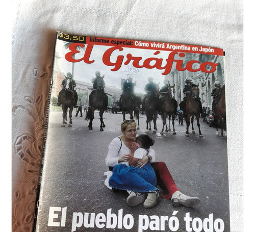 El Grafico Nº 4290 23/12/2001 Pachuca Mexico Campeon 0