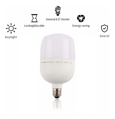 Luz Led Bulb Estudio Fotografico Illuminacion 55w 5500k 1