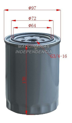 Nissan Filtro Aceite Motor Autoelevador Td27 Td42 Qd32 3