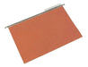 Set of 25 Hanging Folders Ape Delta Fixed Clear Visor Brown Brick 1