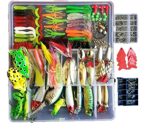 100pcs Clases De Pesca Señuelos Anzuelos Señuelos Sólidos Fr 1