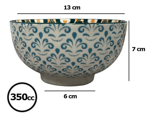 Pettish Bazar Decorative Ceramic Bowl - Various Designs 6