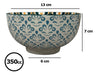 Pettish Bazar Decorative Ceramic Bowl - Various Designs 6