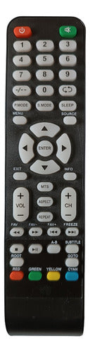 Control Remoto Para Tv Telefunken Ref011 0