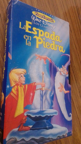 Vhs Disney La Espada En La Piedra Colección Vintage Video 1