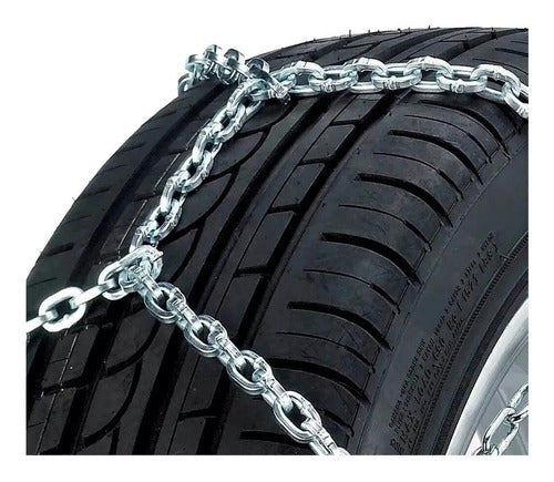 Snow and Mud Chains 12mm for 13 14 15 16 17 Inch Tires x2 5