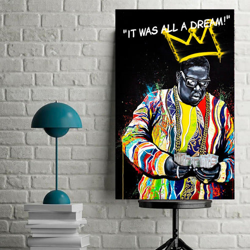 ModaparaTi Cuadro Decorativo Musica The Notorious B.i.g. (80x50 Cm) 0