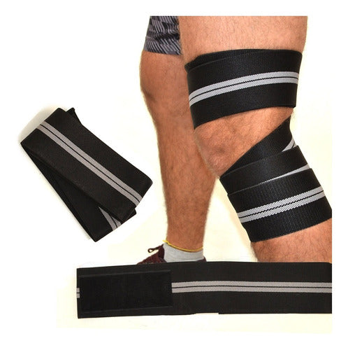 Vendas Rodilla X Par Gimnasio Lifting Levantamiento Gmp 0