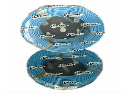 Cetya S.A. Unipolar Cable Celeste 2.50mm X 100 Meters IRAM 247-3 0